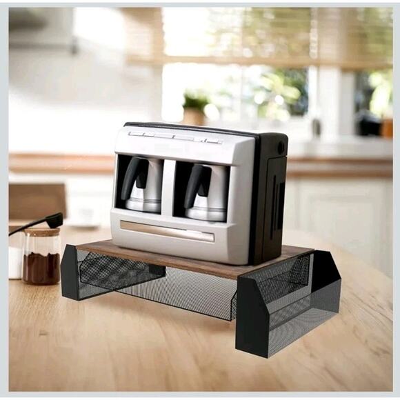 Trwcrt Metal Desk Monitor Stand Riser with Drawer and Pen Holder for... - Picture 2 of 7